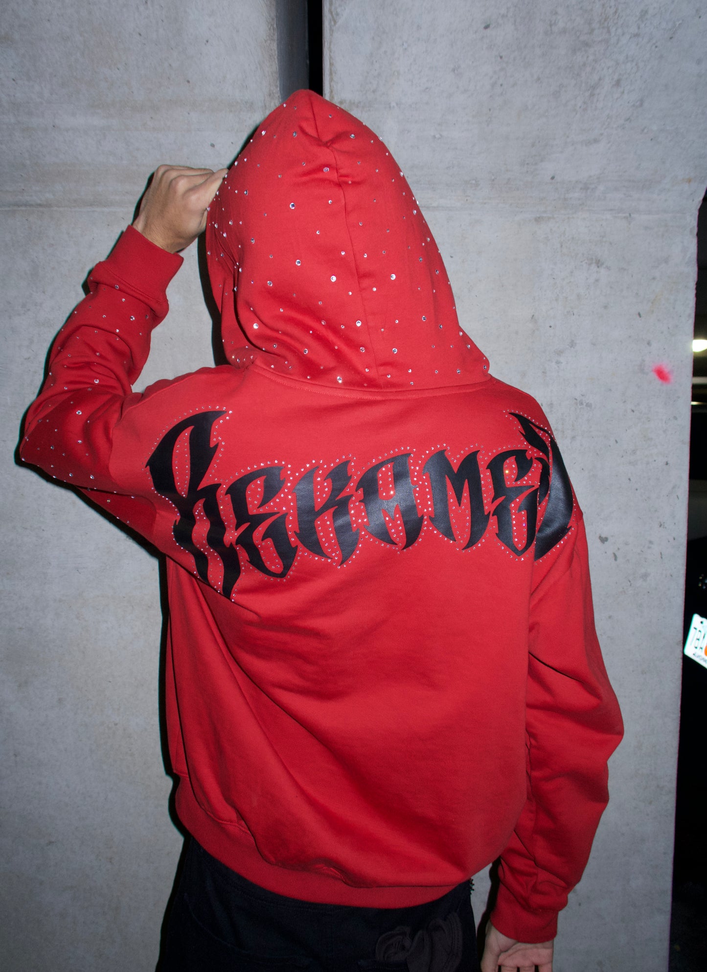“RRHINESTONE” ZIP-UP