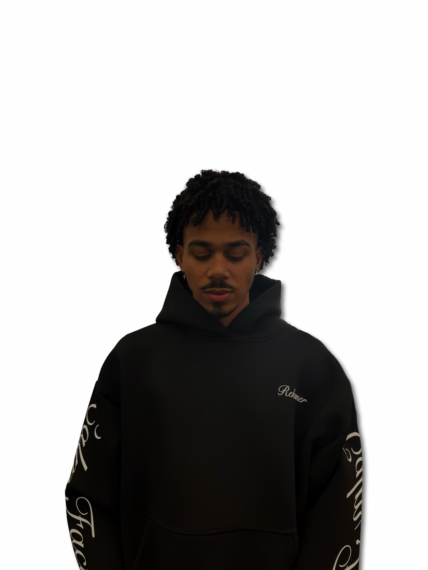 “RKMR” Cropped Hoodie